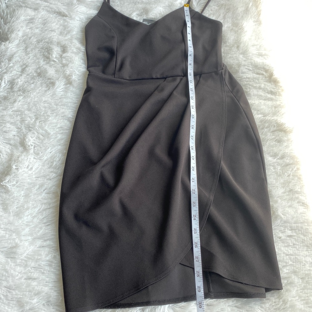 NWT LULUS Forever Your Girl Black Bodycon Dress M - Picture 6 of 8